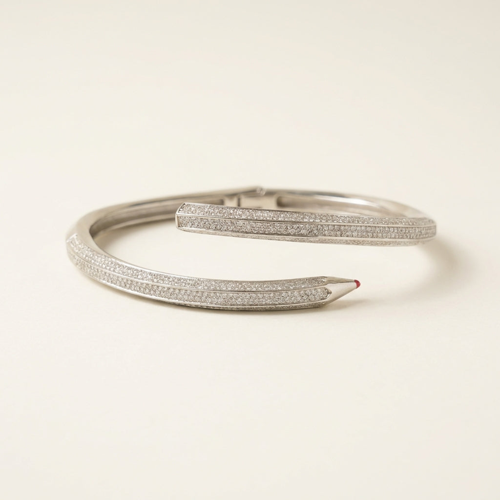 ZEVARAZ Sia Pencil Open Cuff Bracelet