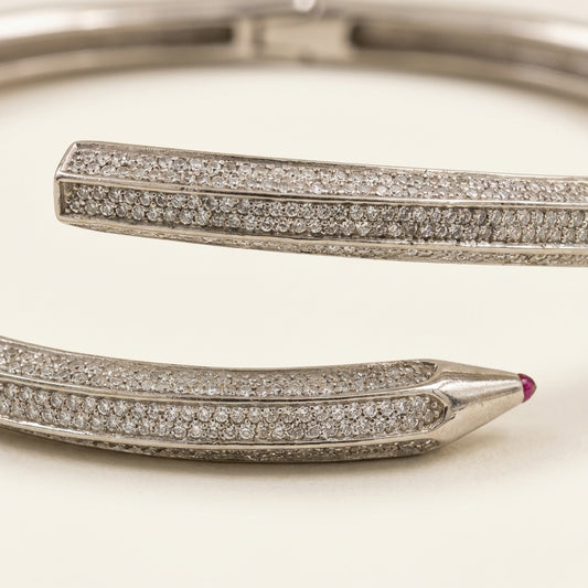 ZEVARAZ Sia Pencil Open Cuff Bracelet