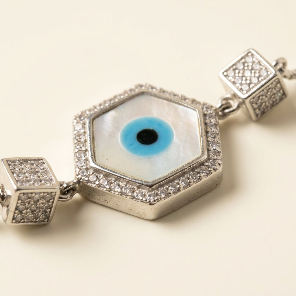 ZEVARAZ Nira Evileye MOP Bracelet