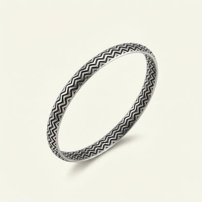 ZEVARAZ Little Rekha Oxidised Baby Kada