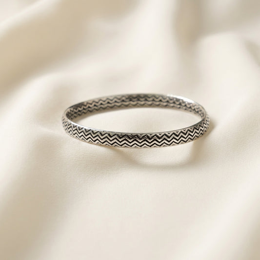 ZEVARAZ Little Rekha Oxidised Baby Kada