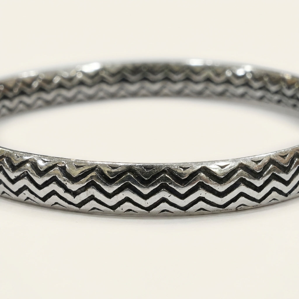ZEVARAZ Little Rekha Oxidised Baby Kada