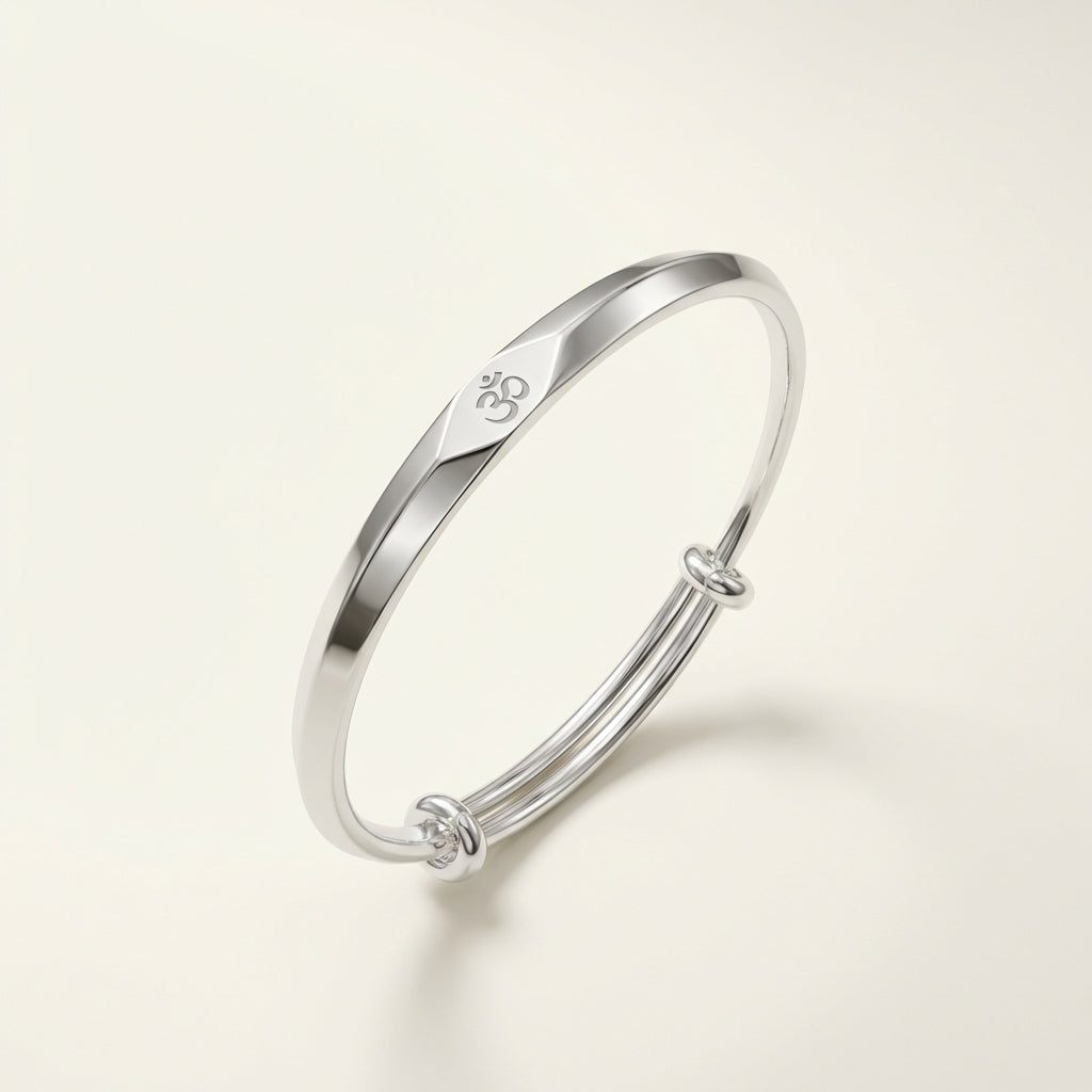 ZEVARAZ Little OM Adjustable Baby Kada