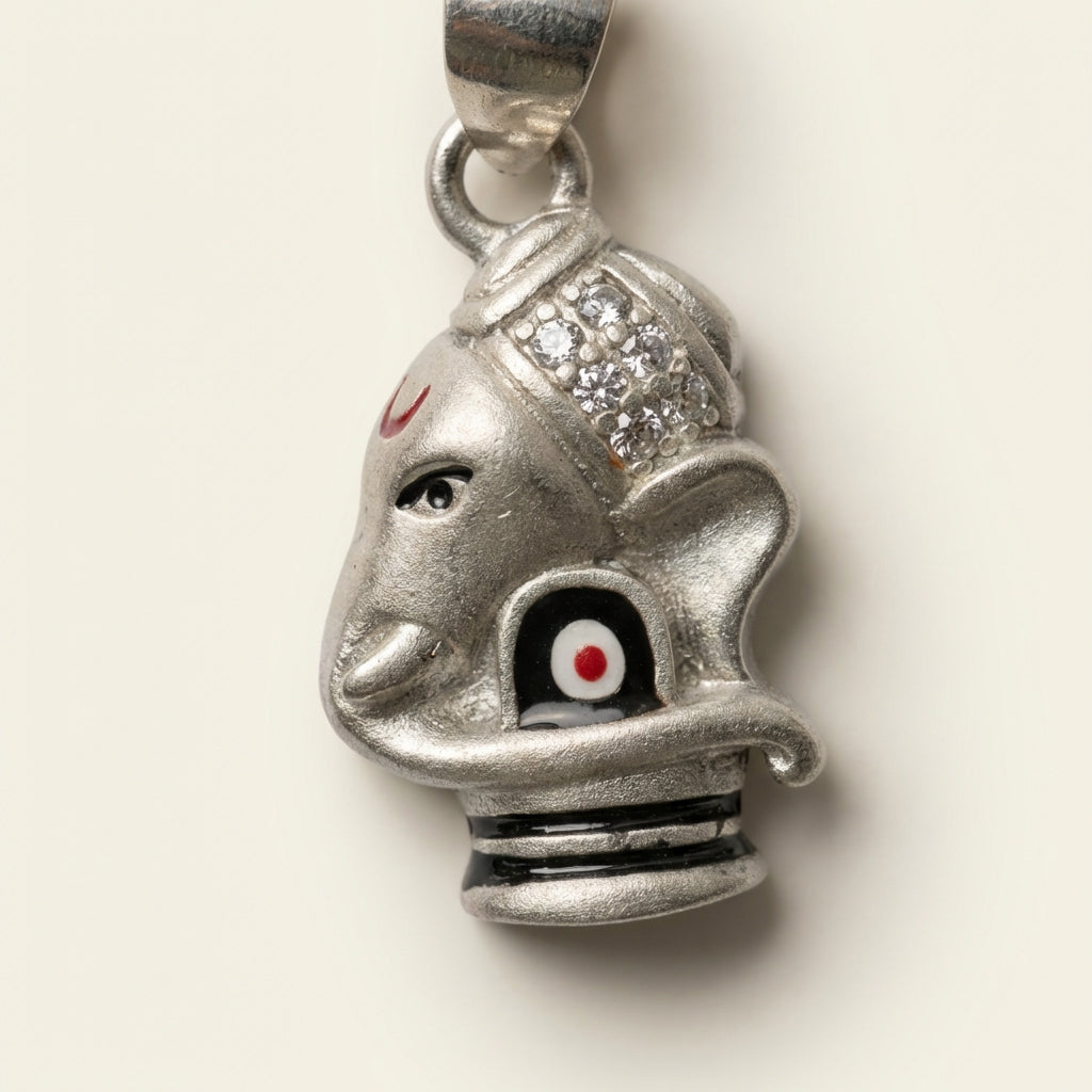 ZEVARAZ Little Raksha Drugu Ganesh Locket