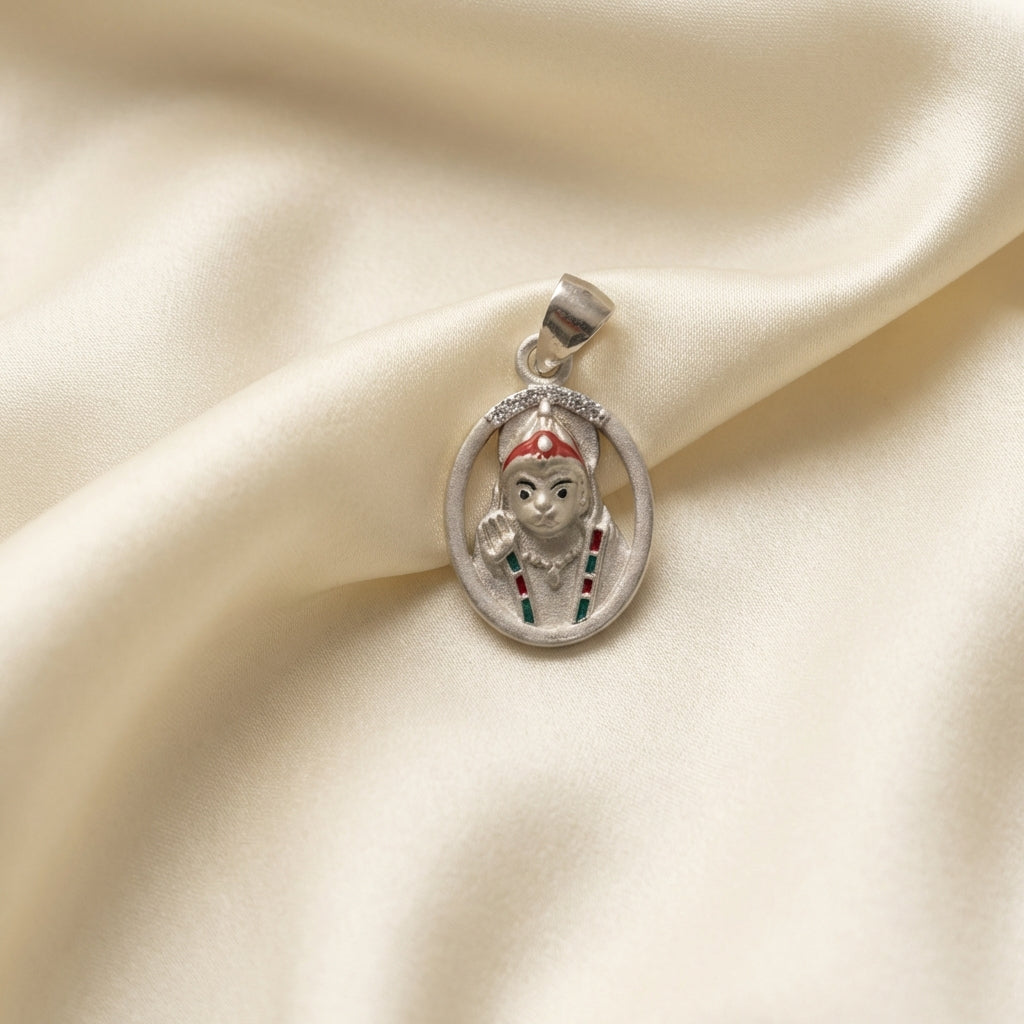 ZEVARAZ Little Raksha Maruti Locket