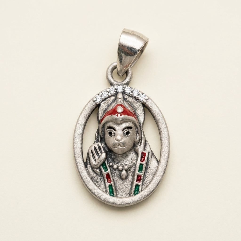ZEVARAZ Little Raksha Maruti Locket