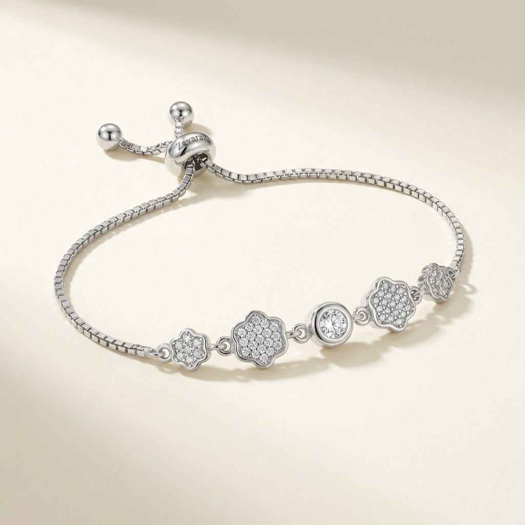 ZEVARAZ Nira Clover Bracelet