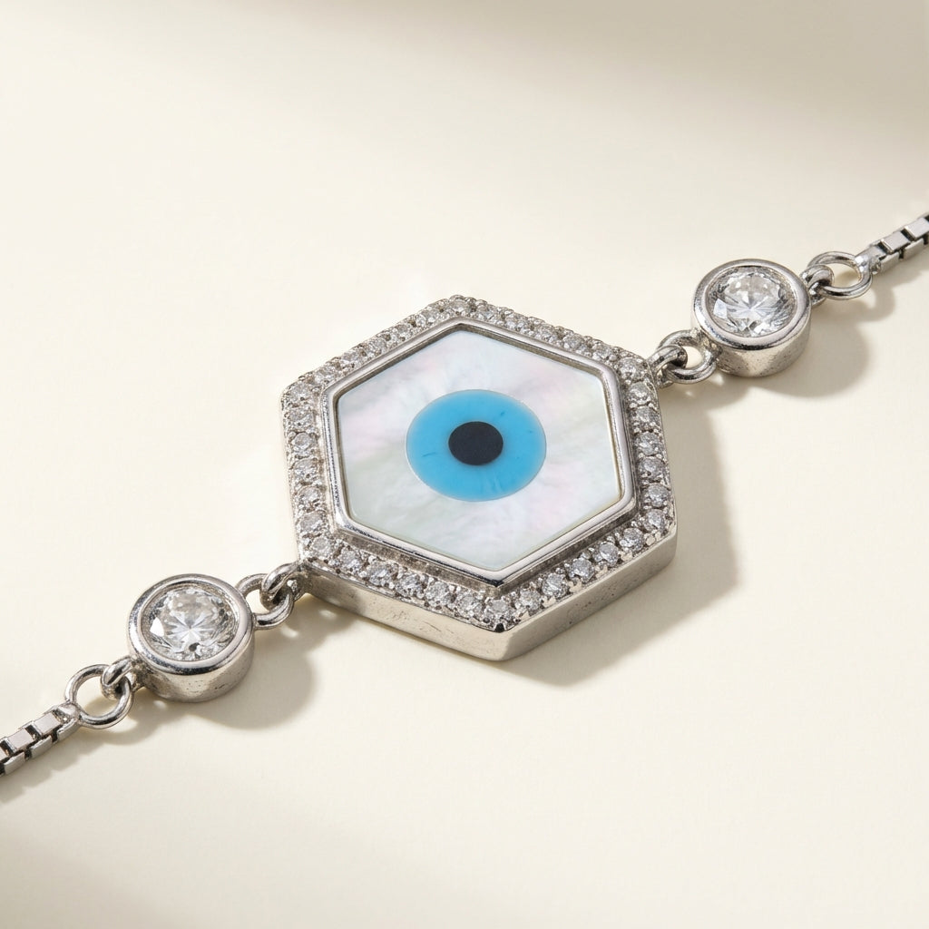 ZEVARAZ Nira Evileye MOP Bracelet