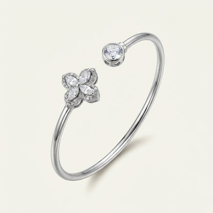 ZEVARAZ Nira Minimal Silver Bracelet