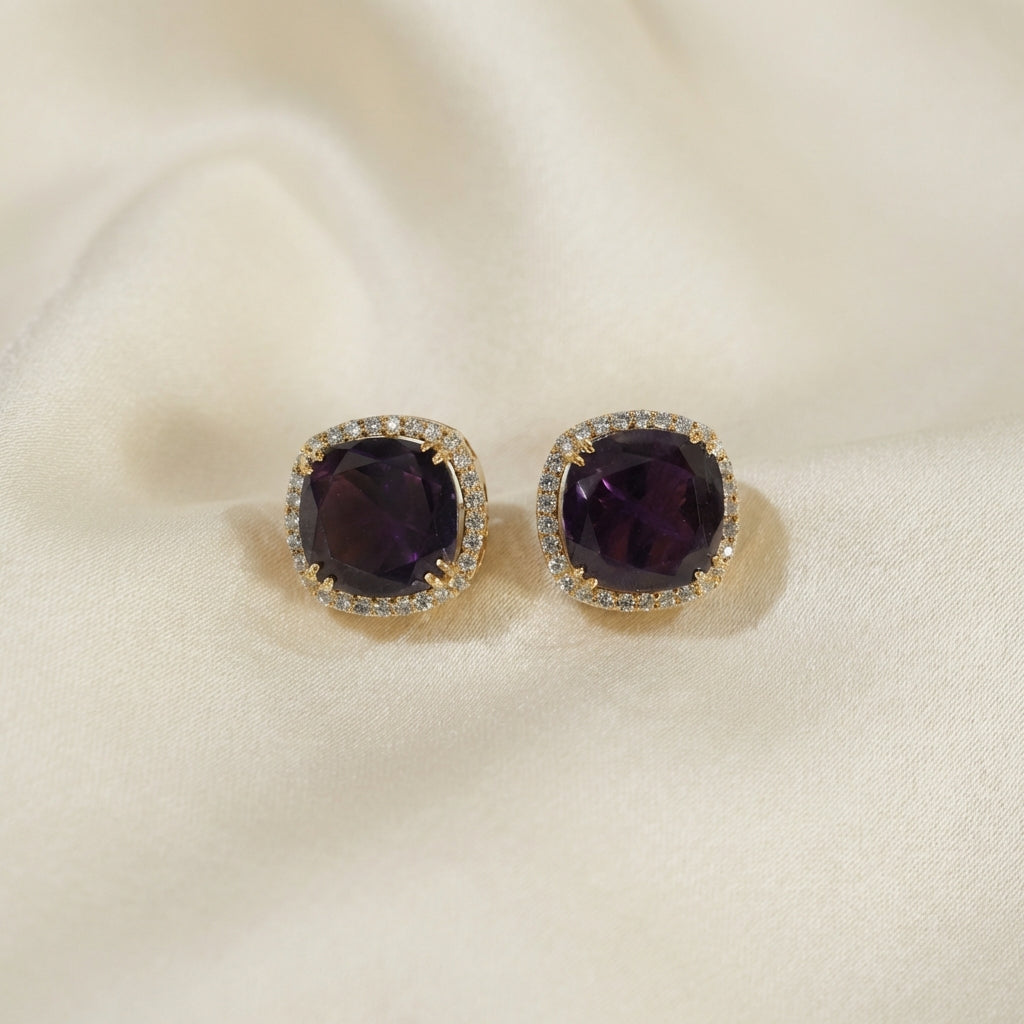 ZEVARAZ Ratna Jamuniya Studs
