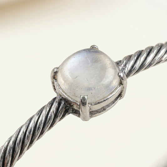 ZEVARAZ Sia Moonstone Silver Bracelet