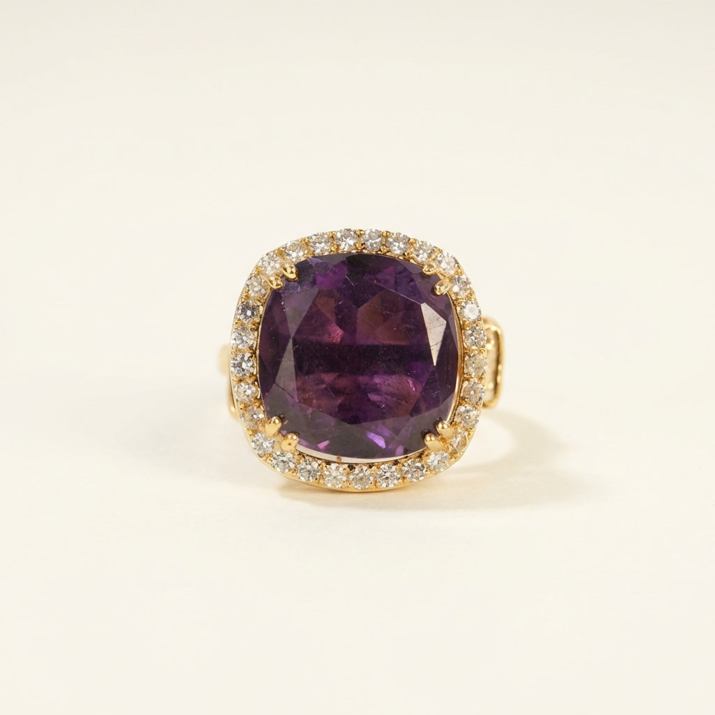 Front catalog view of the ZEVARAZ Ratna Jamuni Chand Silver Ring